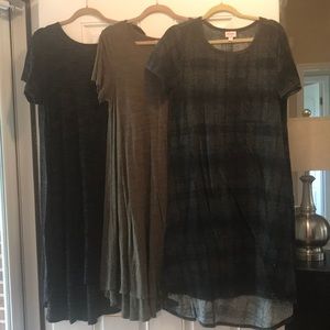 3 lularoe Carly dresses $35 for all 3